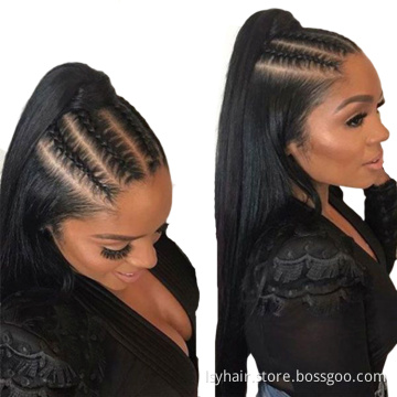Fake Scalp Bleached Invisible Knot Deep Parting 13x4 Lace Front Human Hair Wigs, Wholesale Virgin Hair Vendors Lace Frontal Wig